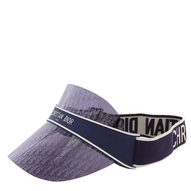 Dior DIORCLUB V1U Blue Logo Visor Ladies Sunglasses CD40041U V1U 00