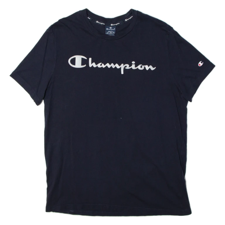 CHAMPION Mens T-Shirt Blue S (NN1-230824-14104)