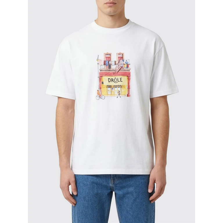 DRÔLE DE MONSIEUR T-Shirt Men color White (KTS300CO002OFFWHITE)