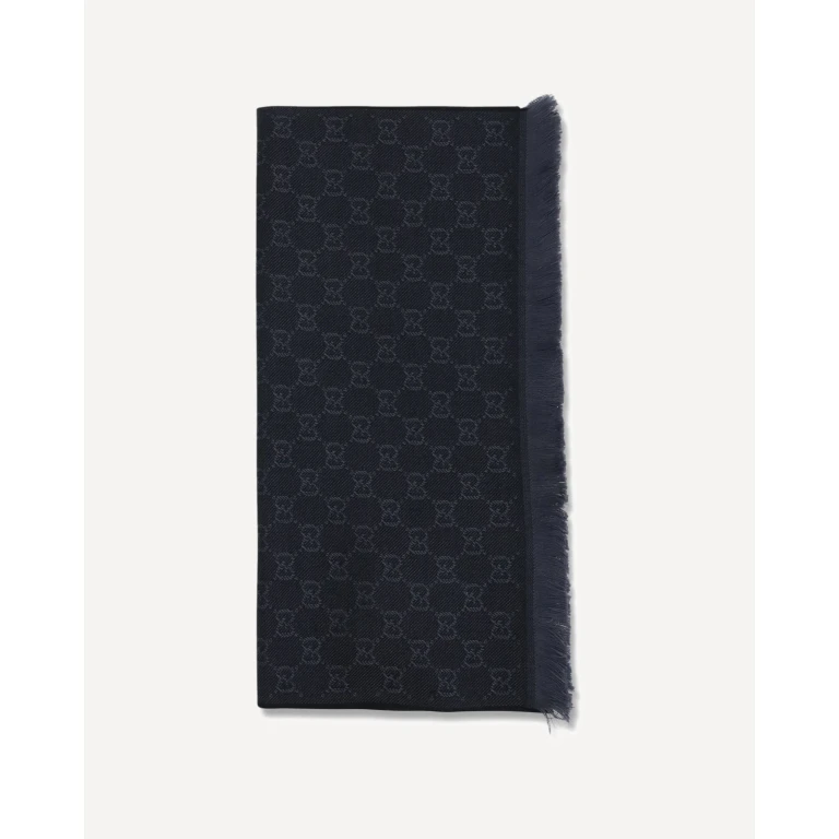 GUCCI GG Supreme embroidered wool Scarf Female UNI