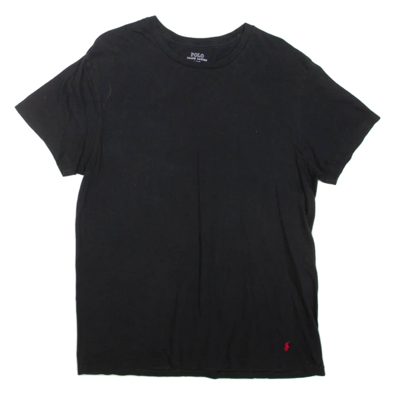 POLO RALPH LAUREN Womens T-Shirt Black L