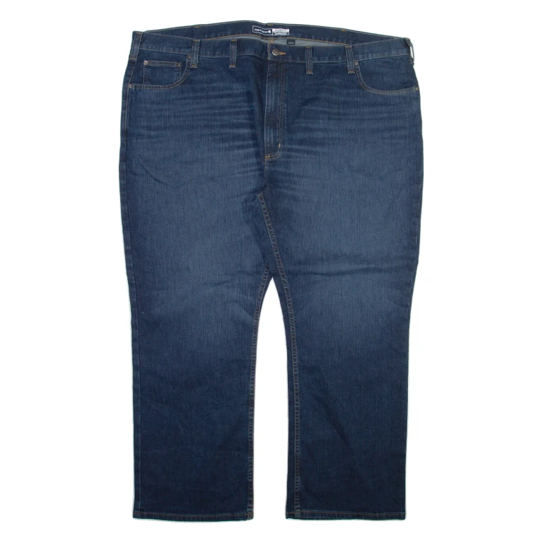 CARHARTT Mens Jeans Blue Relaxed Straight W50 L30