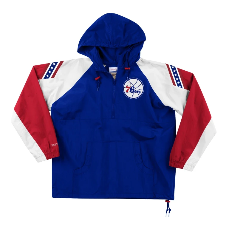 Men's NBA Half-Zip Anorak Philadelphia 76Ers