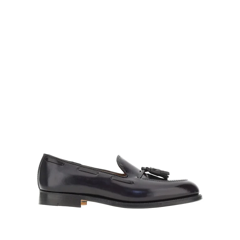 Leather loafers with tassels Man 10