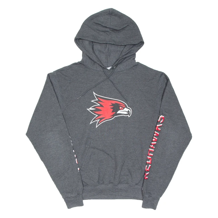 CHAMPION Mens Grey Hoodie Pullover USA S