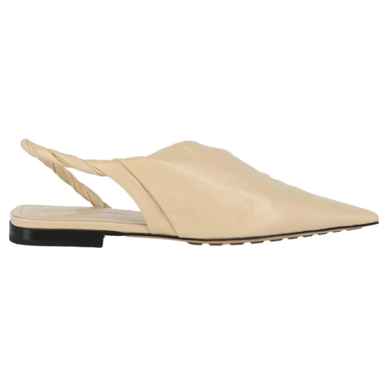 Bottega Veneta Leather Ballerina Shoes