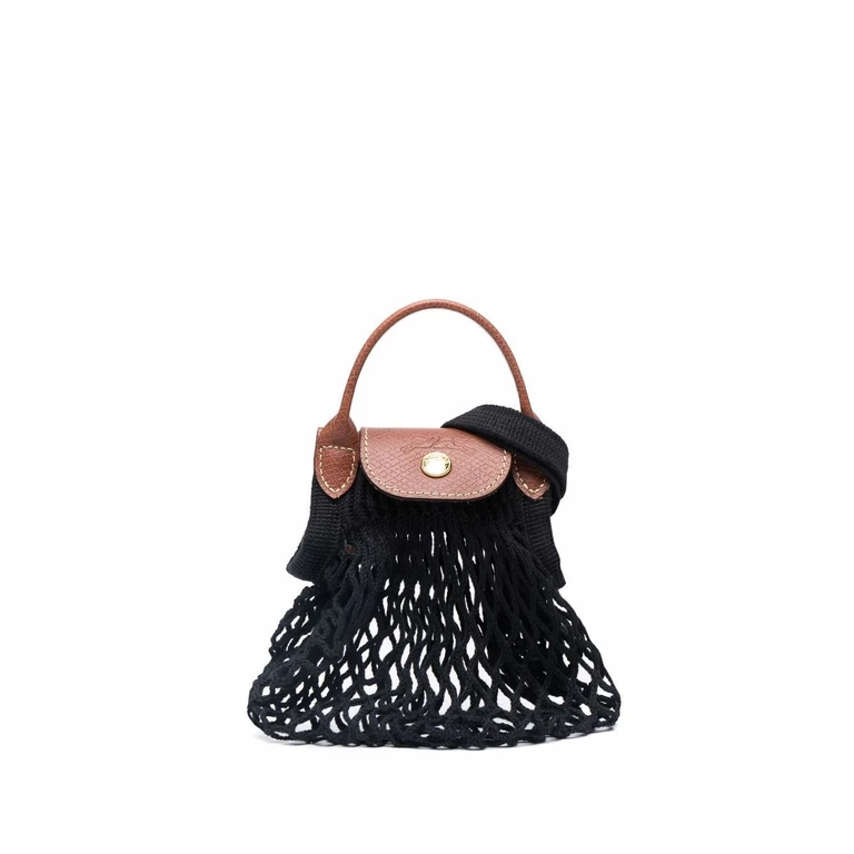 Longchamp `Le Pliage Filet` Extra Small Mesh Bag