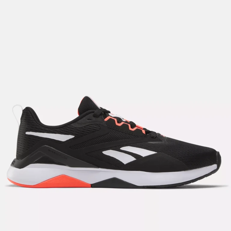 Men's Nanoflex Tr 2 Shoes - Cblack/Ftwwht/Orgfla