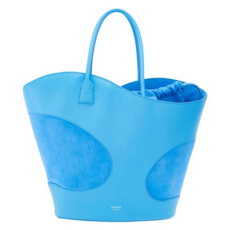 Ferragamo Cut-Out Detailing XL Tote Bag (215934 772973)
