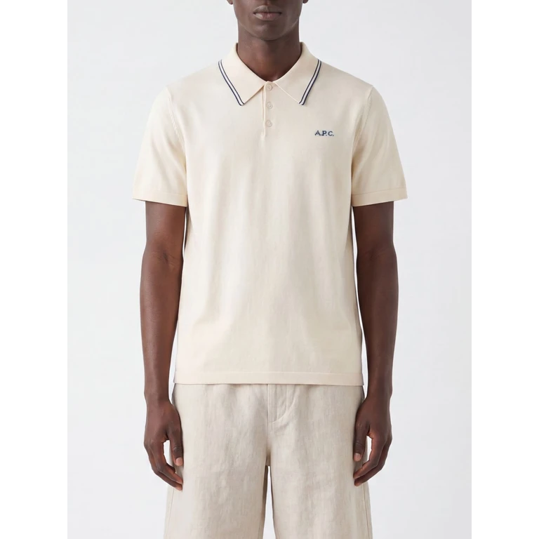 A. P.C. Polo Shirt Men color Beige (COEZJH23503AAD)
