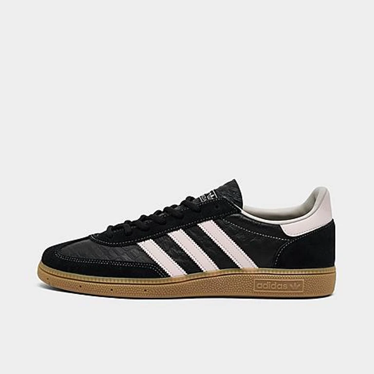 adidas Men's Originals Handball Spezial Casual Shoes in Black/Wonder Quartz/Gum Size: 7.5