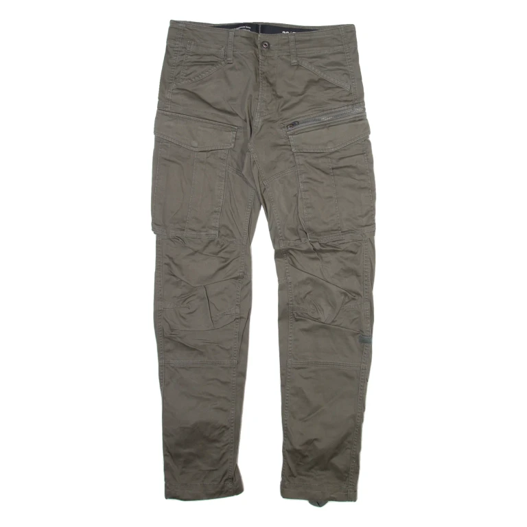 G-STAR Mens Trousers Grey Regular Tapered W28 L32