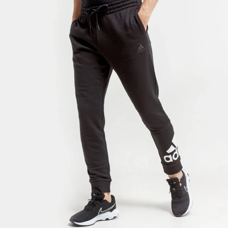 Men's Essentials French Terry Tapered Cuff Logo Pants