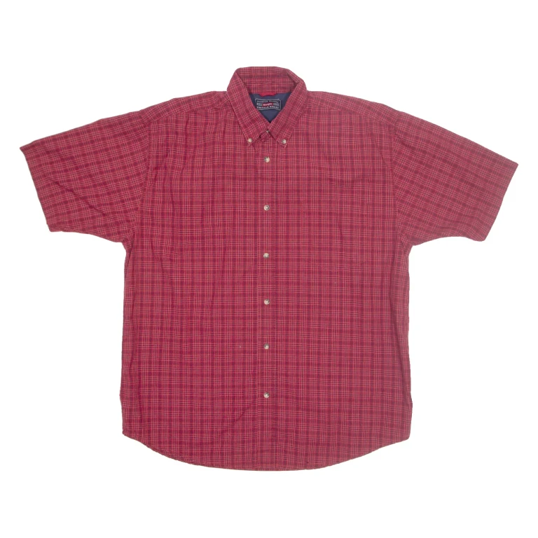 WRANGLER Mens Shirt Red Check L