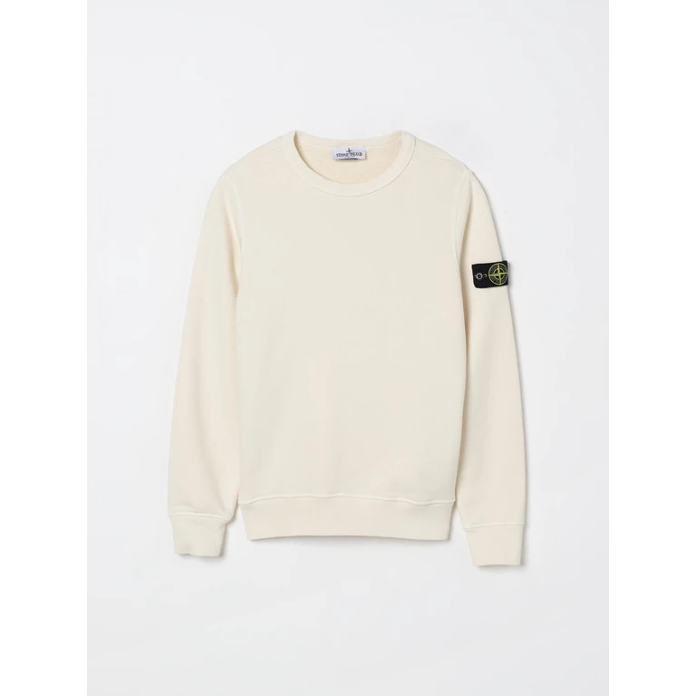 STONE ISLAND JUNIOR Sweater Kids color White (6100019S0045V0120)