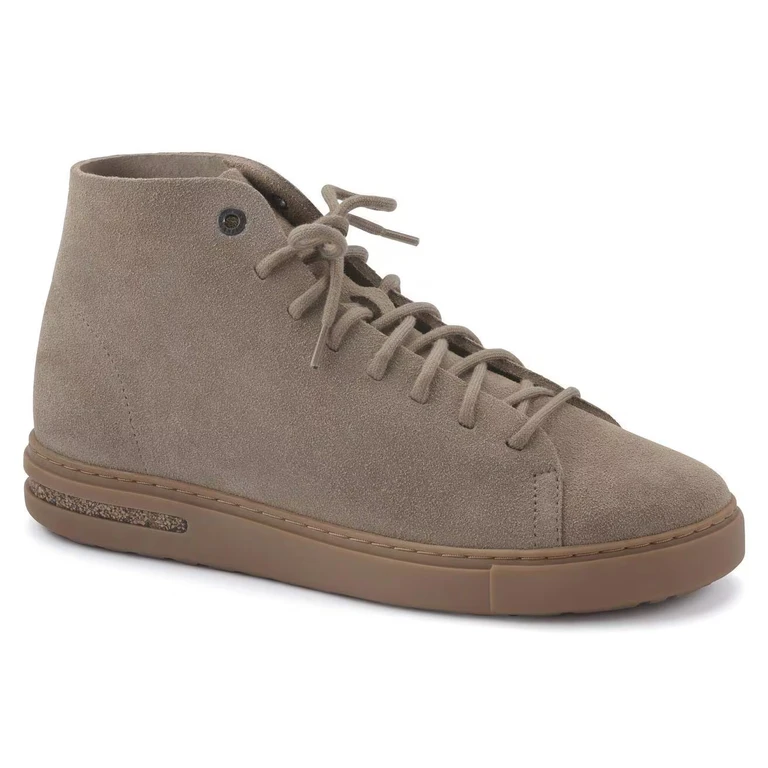 Unisex Bend Mid Suede Leather Taupe
