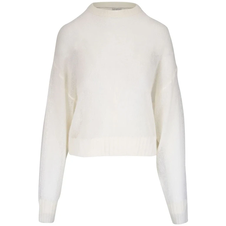 Mohair And Wool Sweater With Monili