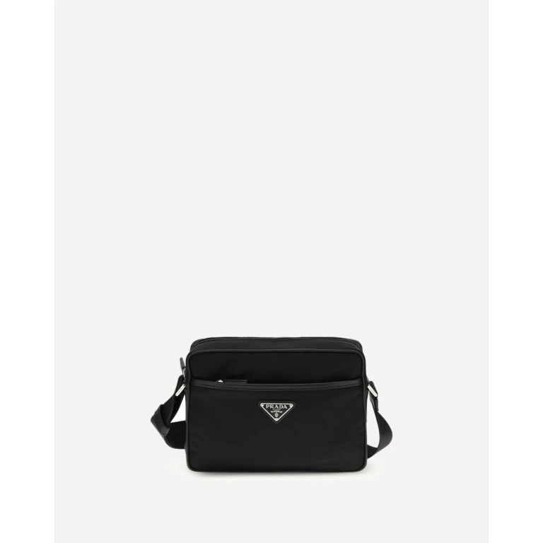 Bolso de hombro Prada en Re-Nylon y piel Saffiano