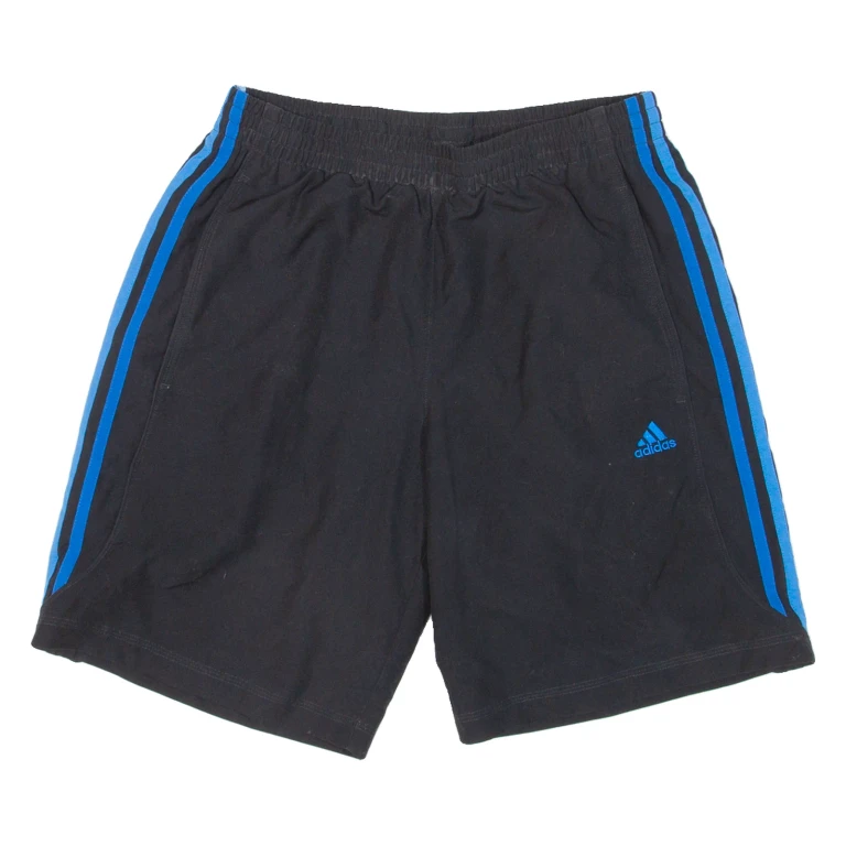 ADIDAS Mens Sports Shorts Black Relaxed S W29