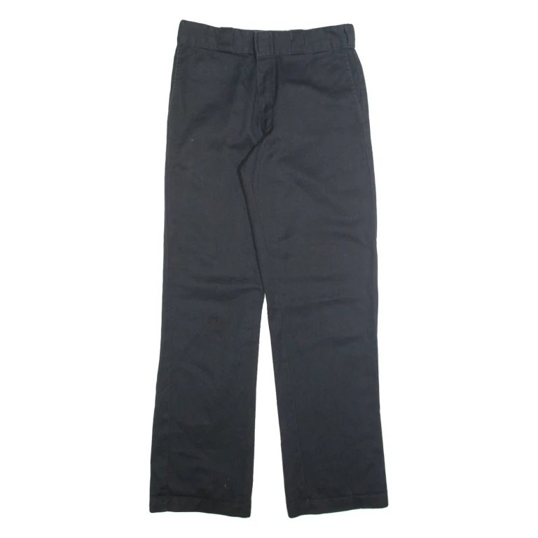 DICKIES Chino Mens Trousers Black Regular Straight W30 L32