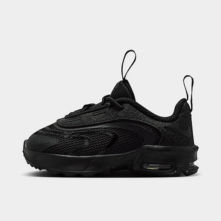 Nike Infant and Kids Toddler Air Max Fire Stretch Lace Casual Shoes in Black Size: 2.0