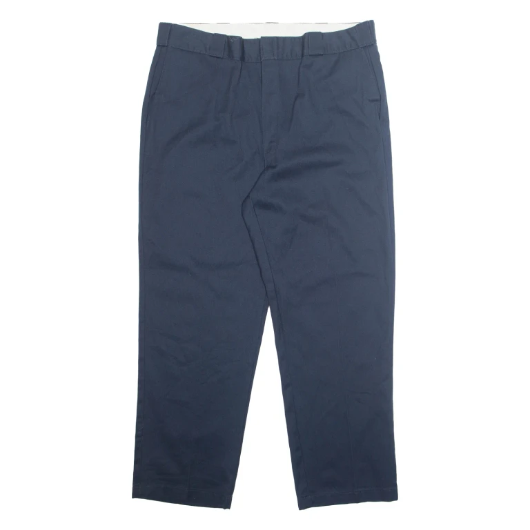 DICKIES Chino Mens Trousers Blue Regular Straight W40 L30