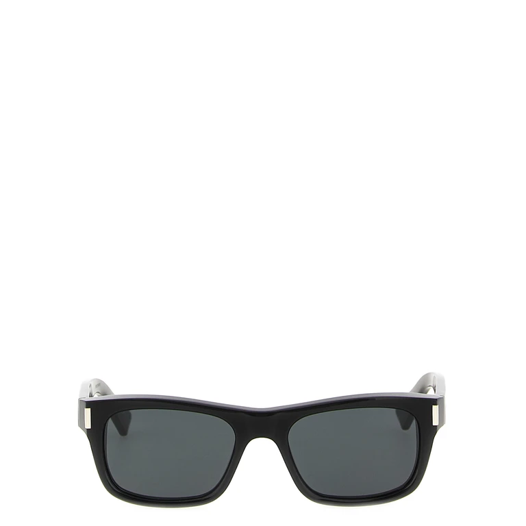 Saint Laurent Black Acetate Sunglasses - Men (SA317885BM)