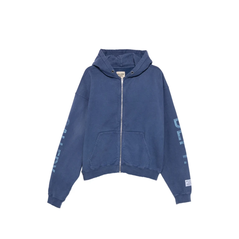 Gallery Dept. Logo-print Zip-fastening Hoodie