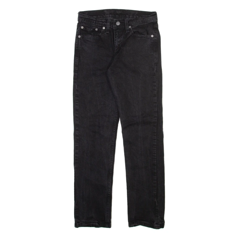 LEVI'S 511 Jeans Mens Black Slim Straight W26 L27