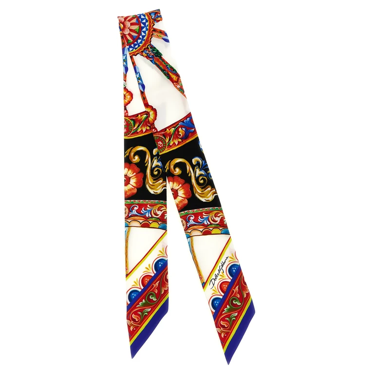 Dolce & Gabbana Multicolor Silk Foulard Accessory - Women
