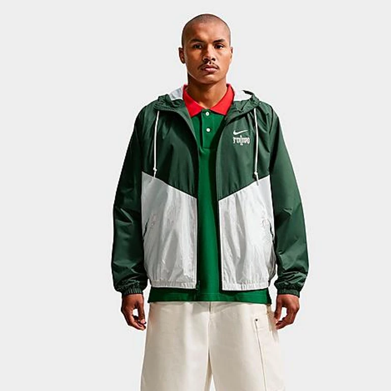 Men's Mexico Windrunner Lined Jacket in Fir/Phantom/Phantom Size: XS