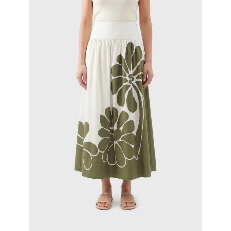 Skirt Woman color Green (35051326083)