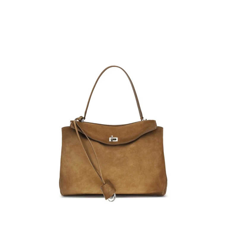 Balenciaga Rodeo Top-handle Suede Bag