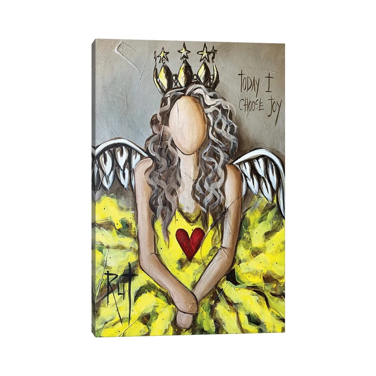 Today I Choose Joy by Ruth's Angels - Canvas Gallery Wrap