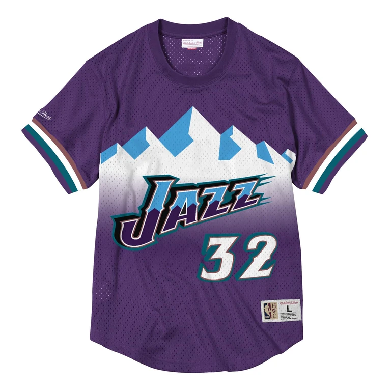 NBA N & N Mesh Top Utah Jazz 96 Karl Malone Jerseys
