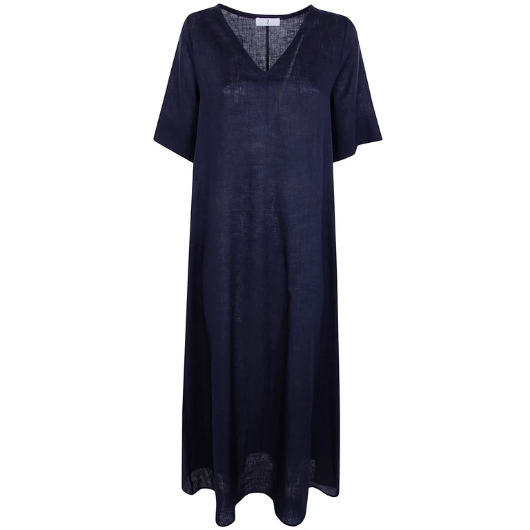 WHY CI Abito Lungo V Neck "Long Dress"