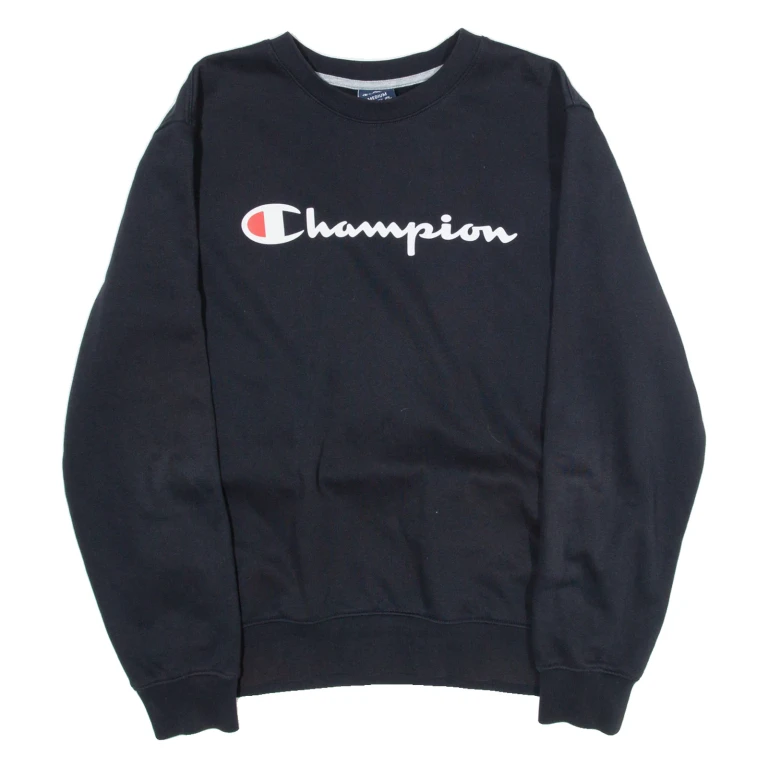 CHAMPION Womens Sweatshirt Black M