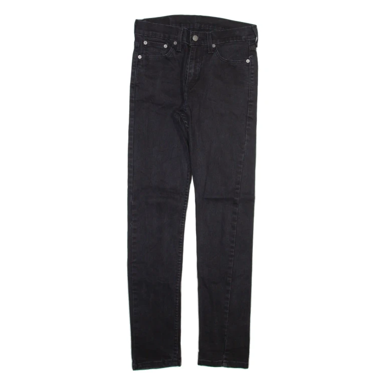 LEVI'S 510 Jeans Mens Black Slim Skinny W28 L32