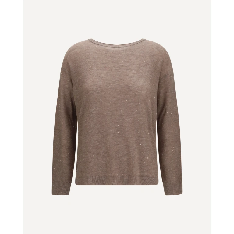 Sequin-embellished Sweater Female 42