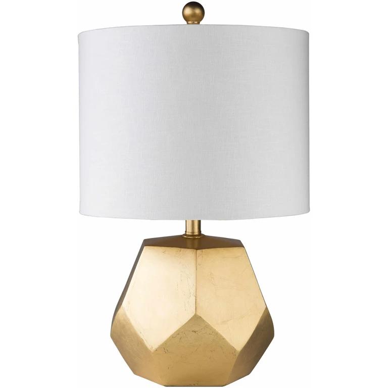 Coleford Gold Geometric Table Lamp - Clearance