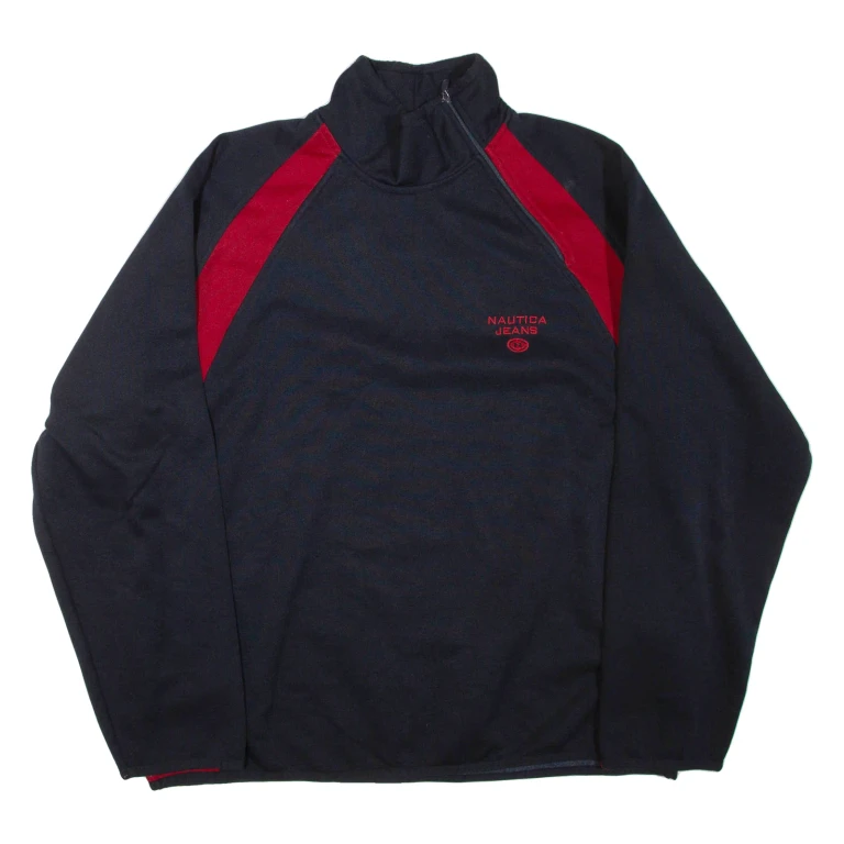 NAUTICA Mens Track Jacket Black L