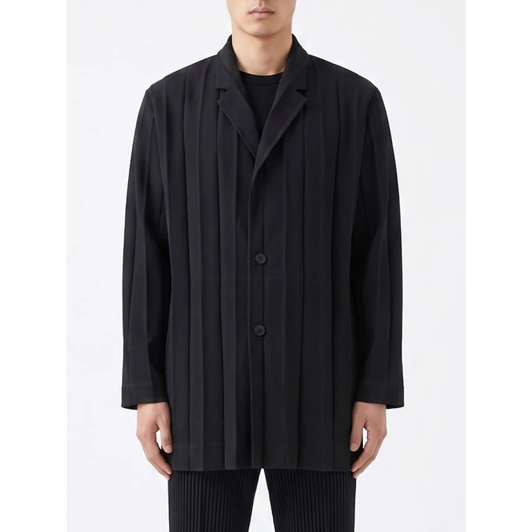 HOMME PLISSE' ISSEY MIYAKE Jacket Men color Black (HP66FD17515)