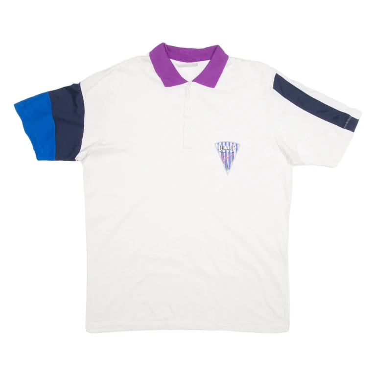 DUNLOP FASHION Mens Polo Shirt White L