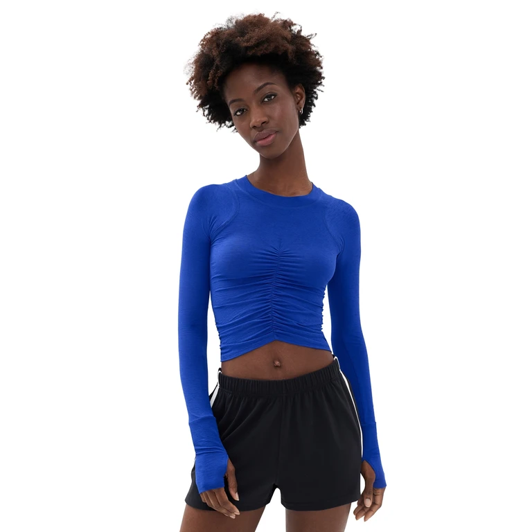 FP Movement Tempo Ruched Long Sleeve Tee White M