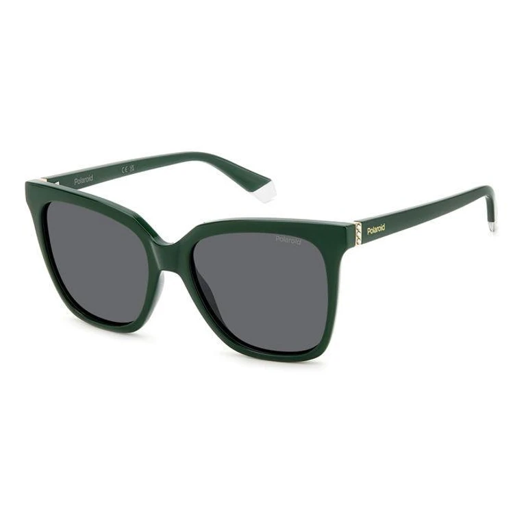 Polaroid Polarized Grey Square Ladies Sunglasses PLD 4155/S/X 01ED/M9 55