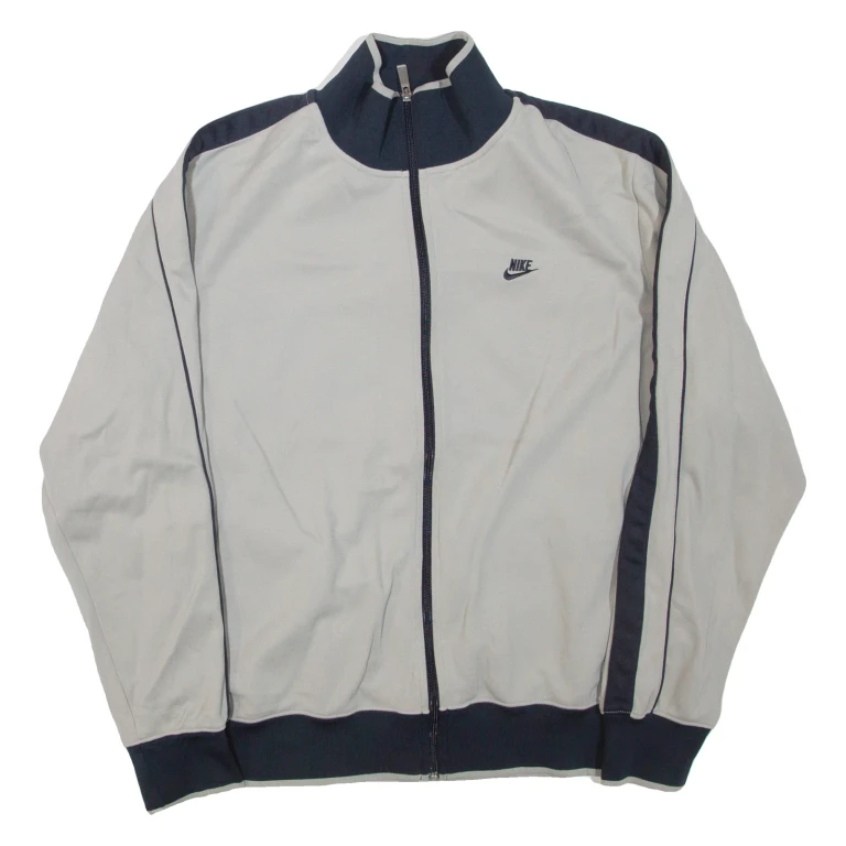 NIKE Mens Track Jacket Grey 2XL