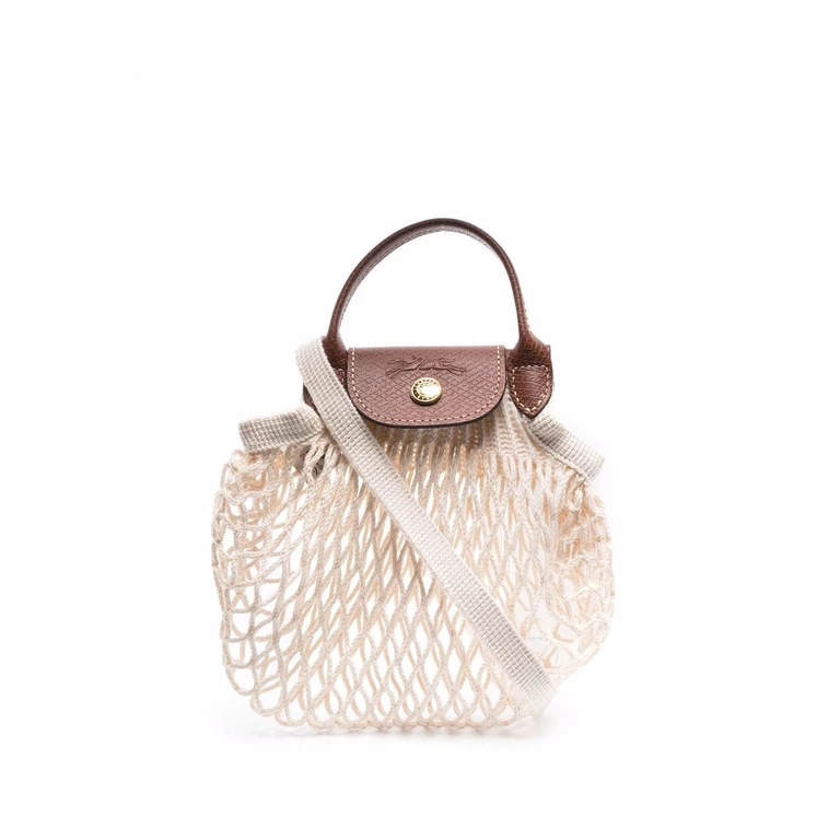 Longchamp `Le Pliage Filet` Extra Small Mesh Bag
