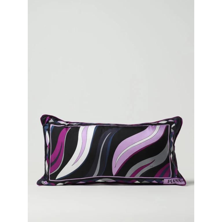 cushion in printed silk (3EAF323E0504)