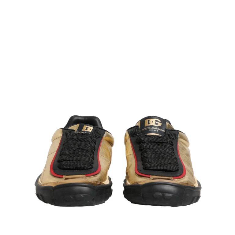Multicolor Old Runner Lace Up Sneakers Shoes - Men