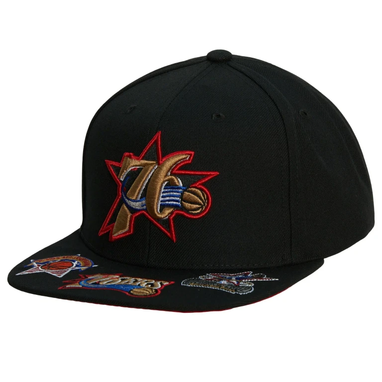 Men's NBA Front Face Snapback Hwc 76Ers Snapback Caps